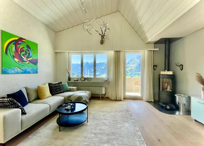 Traumhafte Sonnenresidenz Mit Berg- Und Seeblick 公寓